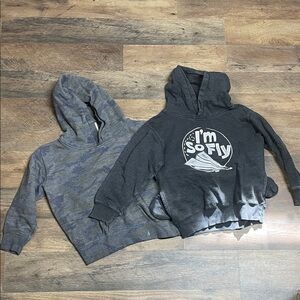 New Mix Gray and Blue Kids Hoodies